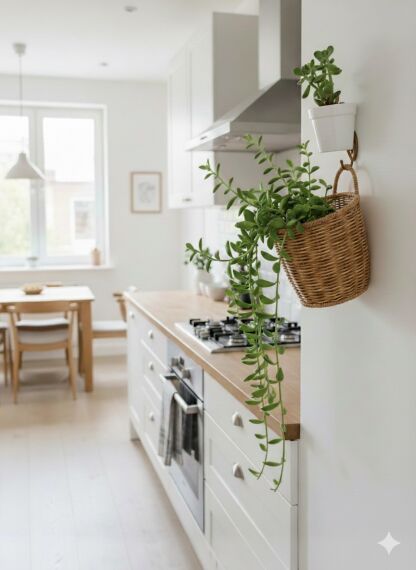 sd52736 metal iskelet üzerine pvc örülü no1 kulplu duvar sepeti - 2