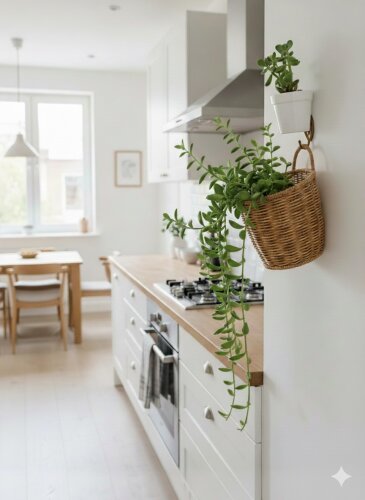 sd52737 metal iskelet üzerine pvc örülü no2 kulplu duvar sepeti - (1)