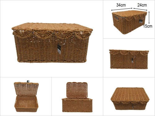 sd52750 metal iskelet üzerine pvc örülü no2 dikdörtgen kapaklı kutu - 