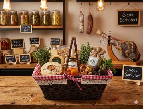 sd52759 metal iskelet üzerine pvc örülü sapları katlanan pötikare kumaşlı dikdörtgen sepet - (1)