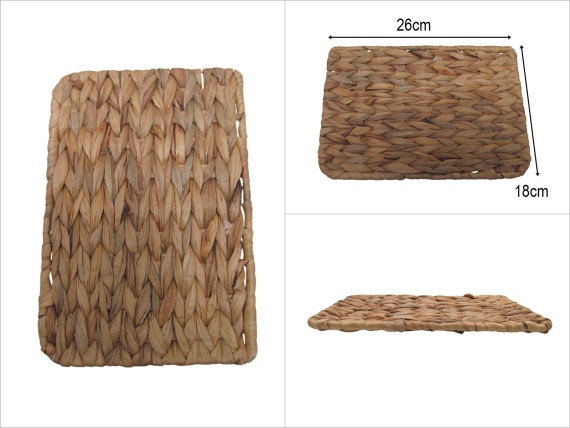 sd52763 dekoratif hasır dikdörtgen tepsi borcam altlığı nihale - 1