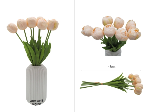 sd52890 8 li yapay yavruağzı lale demeti - 1