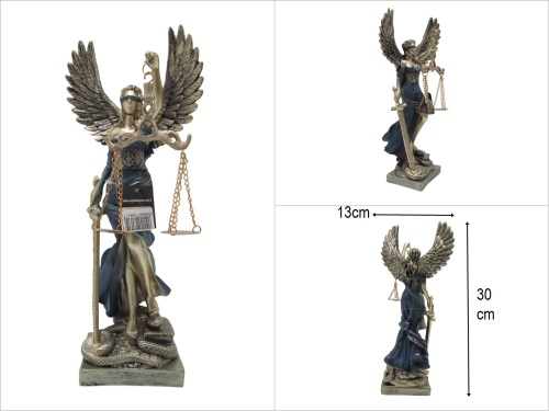 sd52989 kanatlı adalet heykeli biblo themis - BU ÜRÜN SADECE MAĞAZADAN SATIŞ