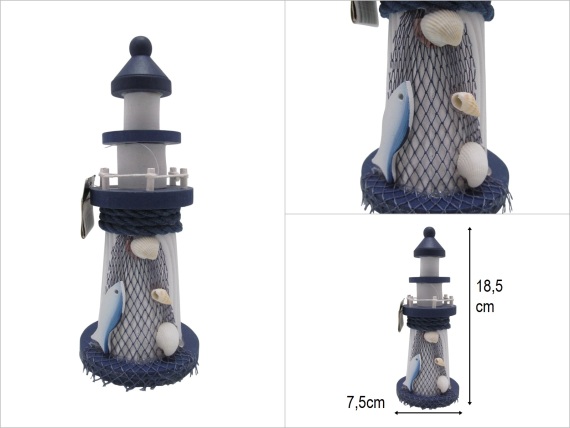 sd52995 dekoratif marin ahşap deniz feneri - 1