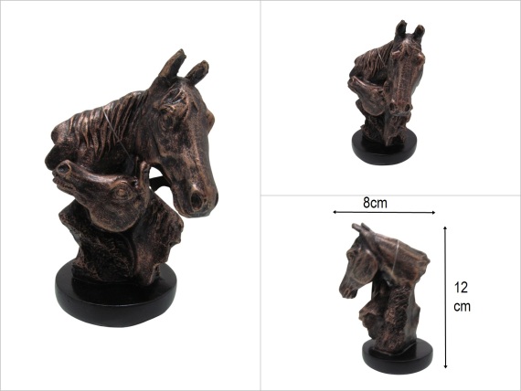 sd53012 dekoratif yavrulu at başı biblosu - 1