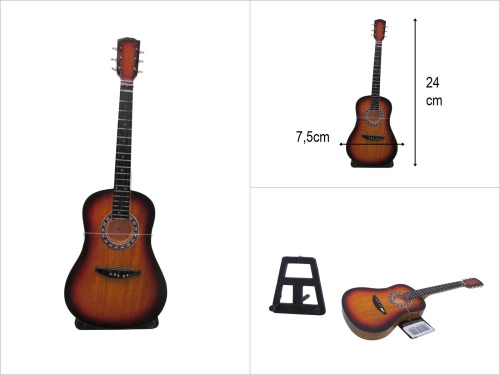 sd53022 dekoratif ahşap gitar biblo - 