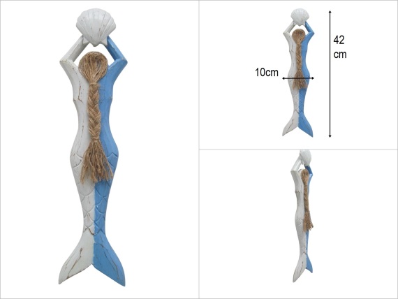 sd53033 ahşap marin denizkızı - 1