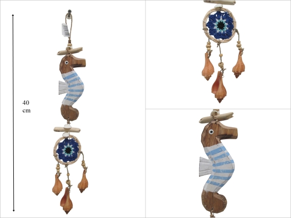 sd53039 deniz kabuklu ,ahşap denizatı, makrome - 1