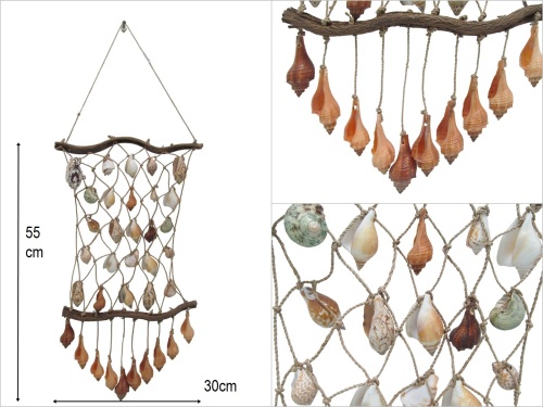 sd53048 dekoratif deniz kabuklu file - 