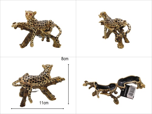sd53058 swarovski taşlı leopar kutu - 