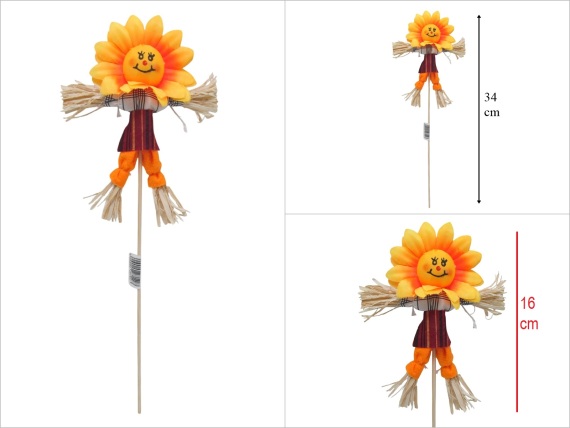 sd53081 dekoratif ayçiçeği figürlü korkuluk - 1