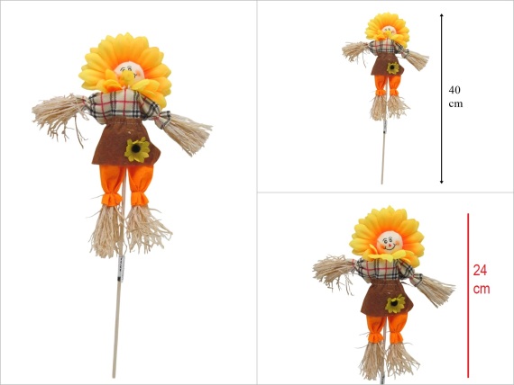 sd53086 dekoratif ayçiçeği figürlü korkuluk - 1