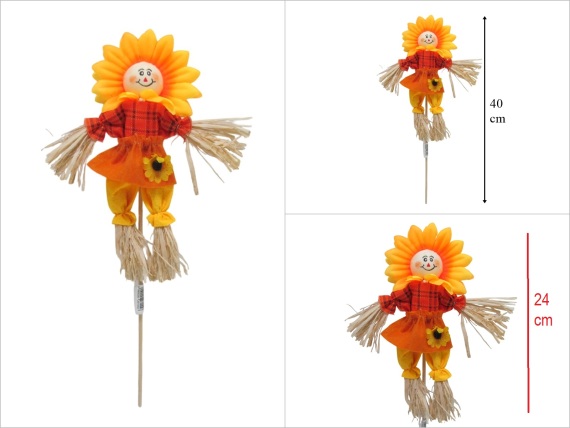 sd53087 dekoratif ayçiçeği figürlü korkuluk - 1