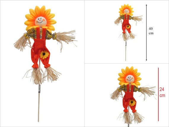 sd53088 dekoratif ayçiçeği figürlü korkuluk - 1