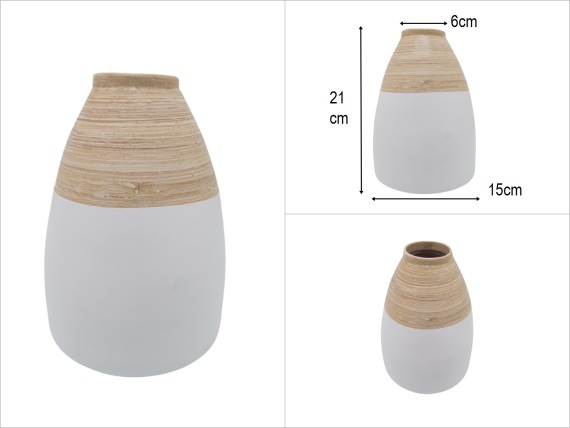 sd53147 dekoratif bambu vazo - 1