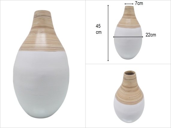 sd53152 dekoratif bambu vazo - 1