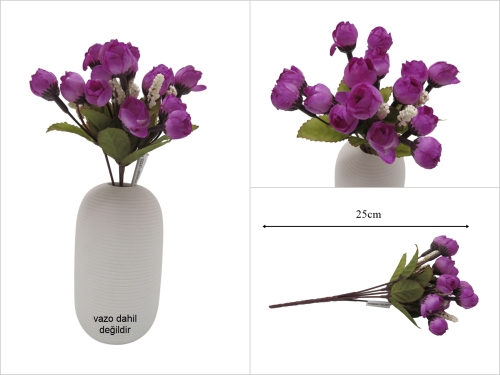 sd53250 dekoratif yapay fındık gül - 