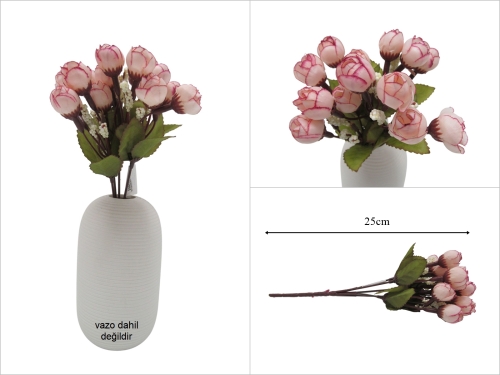 sd53251 dekoratif yapay fındık gül - 