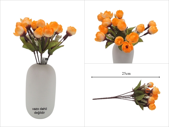 sd53252 dekoratif yapay fındık gül - 1