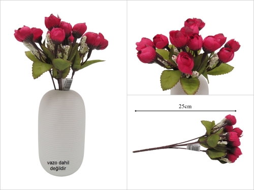 sd53254 dekoratif yapay fındık gül - 