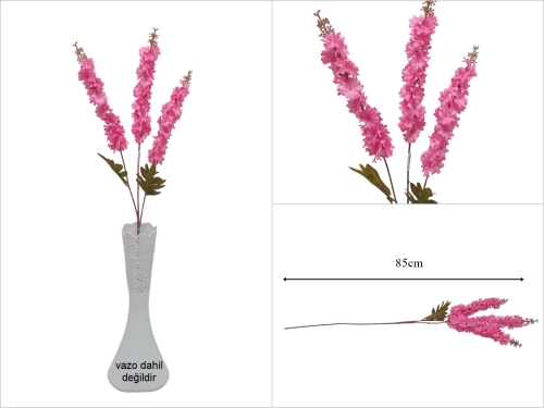sd53266 dekoratif yapay pembe leylak dalı - 