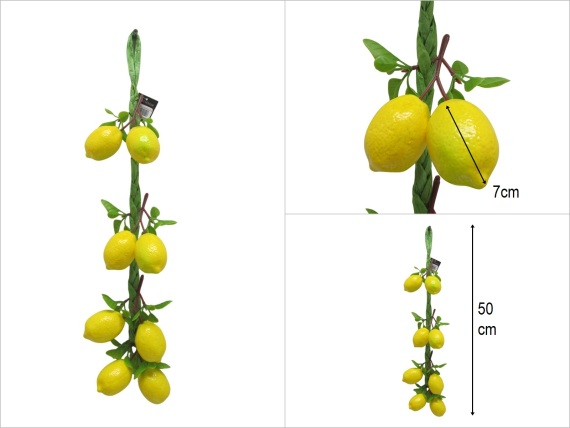 sd53274 dekoratif sarkıt yapay limon - 1