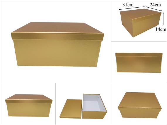 sd53377 dekoratif gold ciltli no7 mukavva hediye saklama kutusu - 1