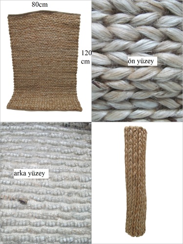 sd53636 jüt halı 120cm x 80cm - 
