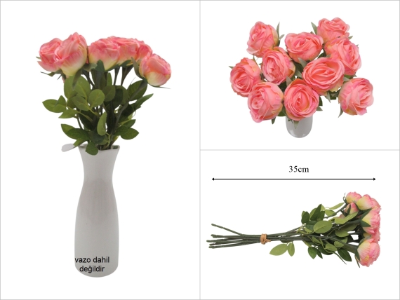 sd53685 pembe 10 lu dikenli gül demeti - 1