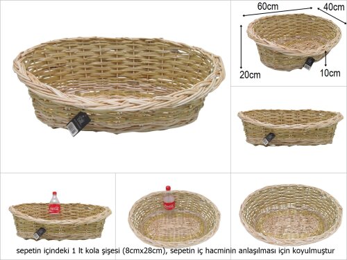 sd9320 arka yüksek- ön alçak kargı hasır sepet no:2 - 